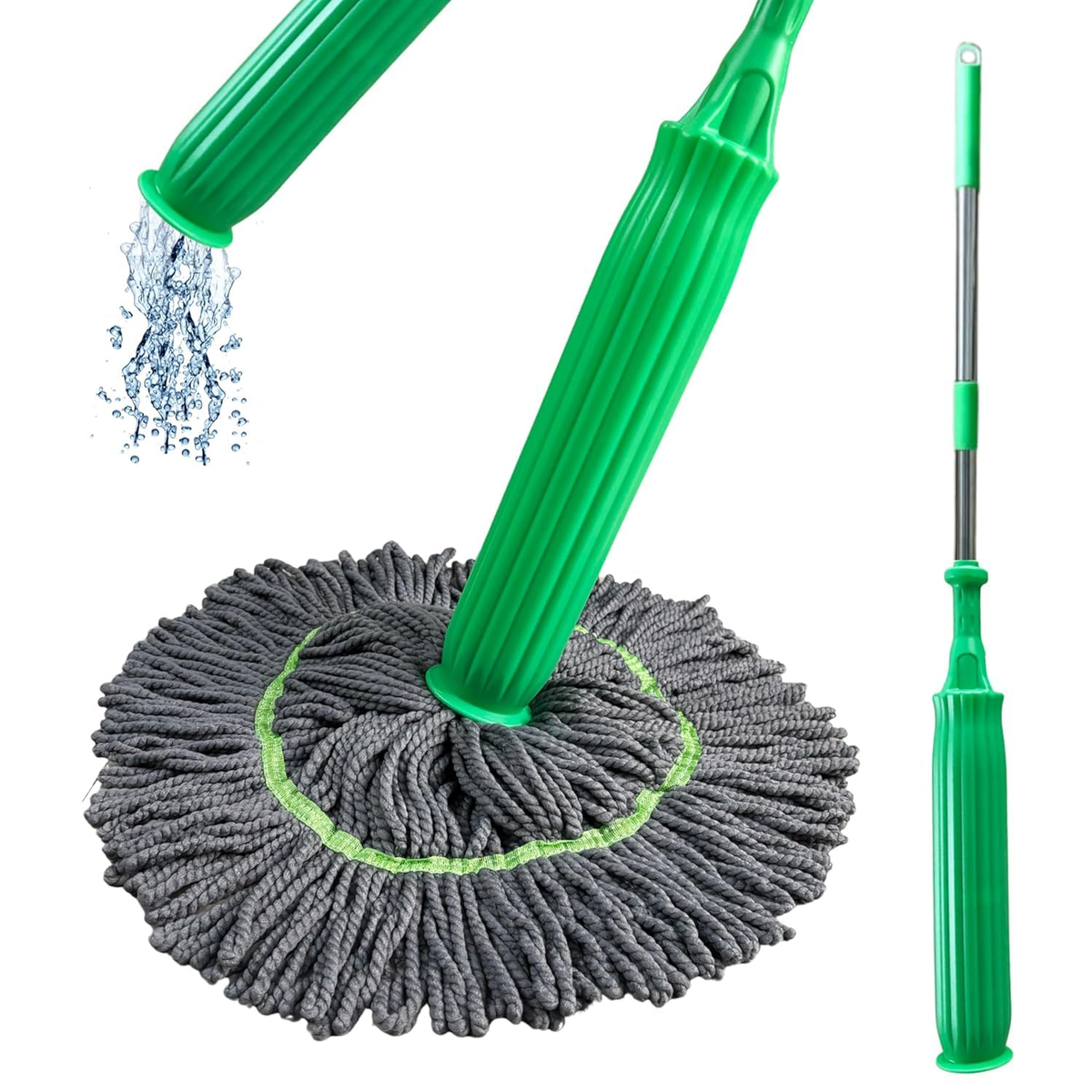 2-in-1 Self-Wringing Floor Mop